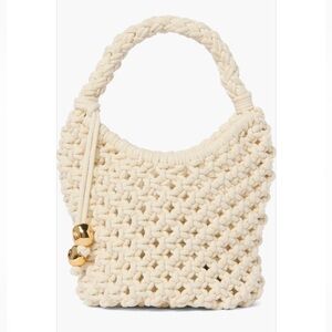 NWT Madewell Mini Carmen Bag Braided Rope
Pouchette - Antique Cream White